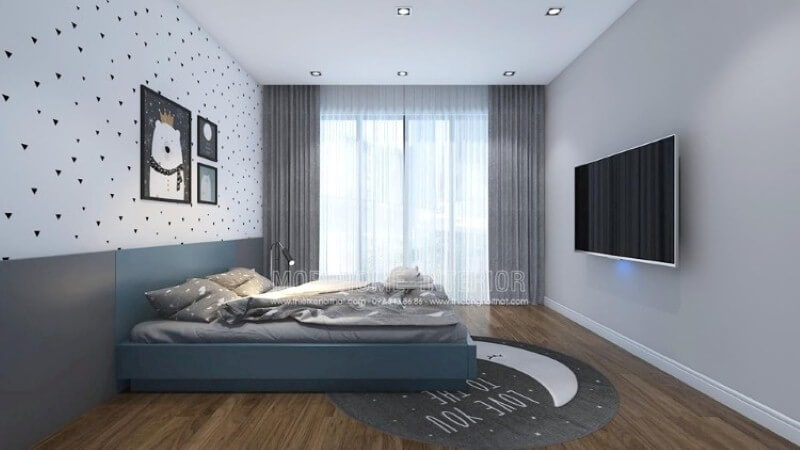 Sắp xếp nội thất phòng bé đơn giản đẹp phù hợp mọi không gian Mẫu thiết kế nội thất chung cư đẹp