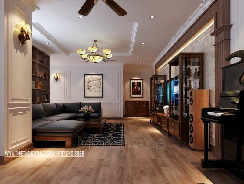 Trang trí nội thất căn hộ Park Hill cao cấp phong cách hiện đại