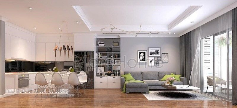 Thiết kế nội thất chung cư Park hill đẹp