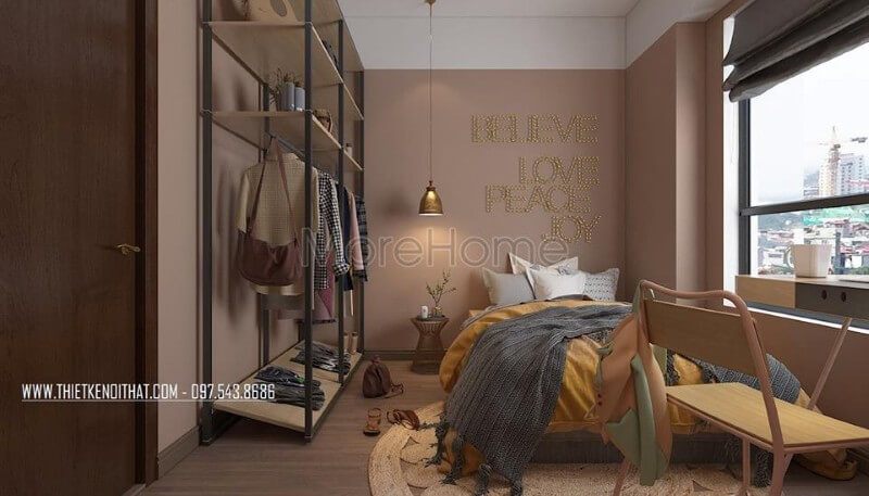 Thiết kế nội thất phòng ngủ cho bé gái với phong cách thiết kế scandinavian thu hút