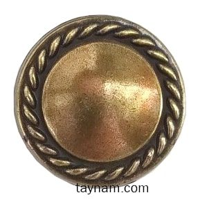 Tay núm tủ tân cổ điển màu đồng hình thù đơn giản nhưng không kém phần sang trọng cao cấp.