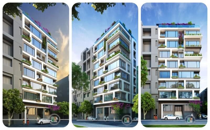 Thiết kế kiến trúc nhà phố hiện đại đẹp phố Trấn Vũ Ba Đình Hà Nội